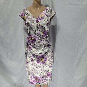 London Style Nights Women's 6 Sheath Dress Floral Y2K Fairy Romantic